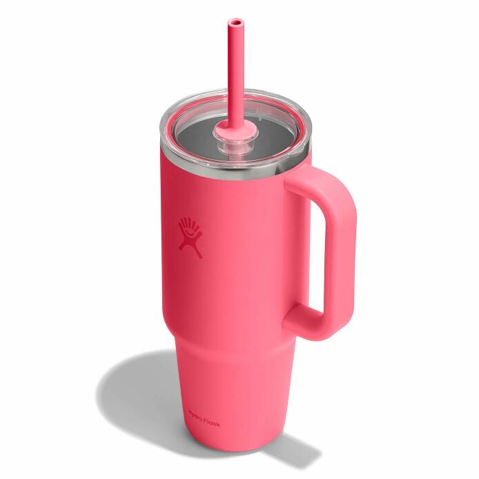 40-oz-travel-tumbler-e0 tt40pscc668-40-oz-travel-tumbler-clear-lid-popstar-pink-angledhigh.jpg