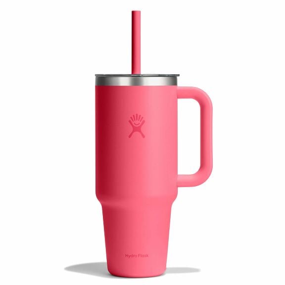 40-oz-travel-tumbler-e0 tt40pscc668-40-oz-travel-tumbler-clear-lid-popstar-pink-straight.jpg